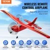 2.4 GHz RC lėktuvas su 6 ašių giroskopo stabilizatoriumi, lengvai valdomas sklandytuvas pradedantiesiems, dviguba baterija, lengva EPP konstrukcija, nuotoliniu būdu valdomas lėktuvas pradedančiųjų RC sklandytuvas 2 kanalų RC lėktuvas