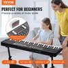 61 klavišo skaitmeninis pianinas pradedantiesiems, nešiojama elektrinė klaviatūra su integruotais garsiakalbiais, skaitmeninis pianinas, klaviatūra pradedantiesiems