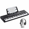 61 klavišo skaitmeninis pianinas pradedantiesiems, nešiojama elektrinė klaviatūra su integruotais garsiakalbiais, skaitmeninis pianinas, klaviatūra pradedantiesiems