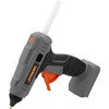 Akumuliatorinis klijų pistoletas 20V, 11 mm klijų lazdelės, dekoracijoms, elektronikai ir statyboms, karšto lydalo klijų pistoletas