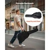 Akustinė gitara aukštiems grotojams, „dreadnought“ pradedančiųjų rinkinys juodas, pilno dydžio eglės viršus raudonmedžio korpusas, vandeniui atsparus dėklas komplekte