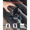 Automobilinis pripučiamas čiužinys galinei sėdynei, stovyklavimui, nešiojamas miegojimo kilimėlis su pūkuotu paviršiumi, su siurbliu ir pagalvėmis, automobilinis čiužinys stovyklavimui, pripučiama automobilinė lova, kelioninis miegojimo kilimėlis