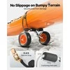 Baidarių vežimėlis baidarėms ir irklentėms transportuoti, sulankstomas didelio stiprumo aliuminio vežimėlis, baidarių vežimėlis, irklenčių vežimėlis, valties vežimėlis