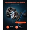 Baitcasting meškerės ir ritės komplektas ešerių žvejybai, IM7 anglies pluošto vidutinės galios, 2 metrų meškerė, universalus baitcasting rinkinys