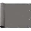 Balkono uždanga pilka 1x6 m, apsauga nuo saulės, UV filtras, HDPE, balkonų uždangalas, tvorelės uždanga