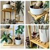 Bambukinė augalų lentyna HERVEL, 7 lentynos, natūrali, stovas gėlėms, kambariniams augalams, daugiaaukštė, gėlių stovas
