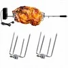 Besisukantis iešmas dujinei kepsninei, vištienos kepimui, nerūdijančio plieno 4 W elektrinis variklis 25 kg galia, besisukantis grilio iešmas, kepsninės rotisserie, dujinės kepsninės priedas, kepsnių kepimo įranga