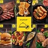 Craftgrill Elektrinis kontaktinis grilis 5-in-1 su mėsos zondu universaliam gaminimui, 2200W galia, keičiamos plokštės, reguliuojamos pozicijos, daugiafunkcis vidaus grilis, kepsninė su zondu