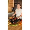 Craftgrill Elektrinis kontaktinis grilis 5-in-1 su mėsos zondu universaliam gaminimui, 2200W galia, keičiamos plokštės, reguliuojamos pozicijos, daugiafunkcis vidaus grilis, kepsninė su zondu
