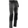 Darbinės kelnės montuotojams Stretch Jeans, plieno pilkos spalvos, XL dydis, darbinės kelnės, džinsinės darbinės kelnės