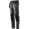 Darbinės kelnės montuotojams Stretch Jeans, plieno pilkos spalvos, XL dydis, darbinės kelnės, džinsinės darbinės kelnės