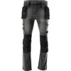 Darbinės kelnės montuotojams Stretch Jeans, plieno pilkos spalvos, XL dydis, darbinės kelnės, džinsinės darbinės kelnės