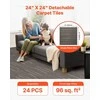 Daugkartinio naudojimo kiliminės plytelės 610x610 mm svetainei, miegamajam, biurui, vidaus patalpoms, modulinės minkštos paminkštintos lengvai keičiamos „pasidaryk pats“, moduliniai kiliminiai kvadratai vidaus kiliminės plytelės daugkartinio naudojimo grindų plytelės