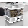 Didelis maisto džiovintuvas grybams vaisiams daržovėms, nerūdijantis plienas 450W 12L talpa, 4000 cm² džiovinimo plotas, maisto dehidratorius, daržovių džiovyklė, grybų džiovintuvas