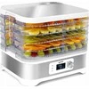 Didelis maisto džiovintuvas grybams vaisiams daržovėms, nerūdijantis plienas 450W 12L talpa, 4000 cm² džiovinimo plotas, maisto dehidratorius, daržovių džiovyklė, grybų džiovintuvas