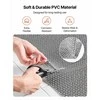 Drenažinis kilimėlis drėgnoms zonoms, PVC neslystantis tuščiaviduris drenažinis grindų kilimėlis, 90 x 500 cm pilkas komercinio naudojimo vandens drenažo kilimėlis, neslystantis grindų kilimėlis