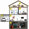 Dryo Automatinis oro sausintuvas 12L 24h namams ir skalbinių džiovinimui, tylus „trys viename“ sausintuvas su oro gryninimu ir aromaterapija, 12L drėgmės surinkėjas, 40m2 oro džiovintuvas, išmanus Wi-Fi drėgmės sugėriklis