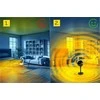 Elektrinis šildytuvas ventiliatorius su 3D osciliacija šildymui ir vėsinimui, tylus 38 dB, eko režimas, turbo vėsinimas, elektrinis termoventiliatorius, 3D osciliuojantis šildytuvas, tylus elektrinis šildytuvas, oro šildytuvas