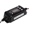 Elektroninis 6-12V akumuliatorių įkroviklis su ekranu, 1/4A, auto moto AGM