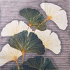 Flanelinės patalynės komplektas 180x200 cm, 100% medvilnė, šilta ir minkšta, ginkmedžio lapų raštas, užtrauktukas, rudeniui ir žiemai, miegamojo tekstilė