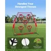 Futbolo treniruočių metimo tinklas gynėjo taiklumui, ypač didelis taikinio plotas, didelio tankio tinklelis, nešiojama treniruočių įranga, futbolo metimo taikinio tinklas, treniruočių metimo tinklas