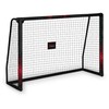 Futbolo vartai 180x120x60 cm, su patvariu tinklu, lengvai surenkami, lauko futbolo vartai, vaikų futbolo tinklas