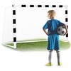 Futbolo vartai 180x120x60 cm, su patvariu tinklu, lengvai surenkami futbolo vartai, lauko futbolo vartai