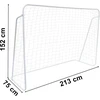 Futbolo vartai 2.13x1.52 m, balti, vaikams, sodui, kiemo futbolo vartai, mini futbolo vartai