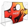 Futbolo vartai 245x155x80cm su taikinio kilimėliu, didelio dydžio, lauko futbolo vartai, vaikiški futbolo vartai