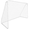 Futbolo vartai 300 cm, nešiojami, balti, vaikams, sodui, kiemo futbolo vartai, mini futbolo vartai