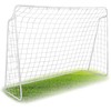 Futbolo vartai 300x200x120cm, futbolo vartai lauke, dideli futbolo vartai, plieno rėmo vartai, sodo futbolo tinklas