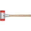 Grindinio plaktukas su hickory kotu, su UPE plaktuko galva, 2700g plaktukas, 80mm grindinio plaktukas, 550mm ilgio plaktukas