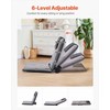 Grindų kėdė su 6 padėčių reguliuojama nugaros atrama, sulankstoma poilsio sofa skaitymui ir žaidimams, reguliuojama grindų sėdynė meditacinė kėdė nešiojamas grindų gultas