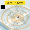 Inferno Tepalinis šildytuvas 2500W su Wi-Fi ir laikmačiu, 10 sekcijų, eco režimas, kamino efektas, išmanus alyvos radiatorius, taupantis energiją elektrinis radiatorius