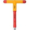 Izoliuotas T tipo raktas 1/2" 207mm VDE, T rankena, galvutės raktas