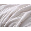 Kreminis dygliuotas mikropluošto užtiesalas, 240x220 cm, lengva muslino imitacija, 220 g/m² audinys, 120 g/m² užpildas, miegamojo ir svetainės dekorui, minkšta lovatiesė