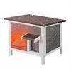 Lauko namelis katėms, atsparus oro sąlygoms, su putplasčio izoliacija, nuožulniu stogu, PVC durų atvartais, prieglauda kelioms katėms, sodo namelis katei