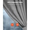 Lauko pavėsinės privatumo užuolaidos, keturių plokščių šoninės sienelės dizainas 284 cm × 284 cm × 211 cm pavėsinėms, vandeniui atsparus poliesteris, pilka pavėsinės užuolaidų pamaina
