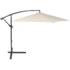 Lauko skėtis Malabo 300 cm, Pilkas / Ecru