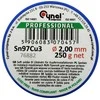 Litavimo viela vario instaliacijoms, 250g, Sn97Cu3, minkšto litavimo viela, alavo lydmetalis