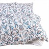 Medvilninio džersio patalynės komplektas, 160x200 cm antklodės užvalkalas su dviem pagalvių užvalkalais, gėlių raštas, kvėpuojantis audinys, Oeko-Tex sertifikatas, minkšta patalynė miegamajam
