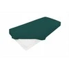 Multitex Medvilninio satino paklodė su guma, tamsiai žalia, 210/220 x 190/200 cm, 20 cm šoninis užleidimas, 130 g/m² audinio svoris, minkšta patalynė