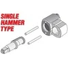 Mini pneumatinis veržliaraktis 1/2", 1200 Nm auto dirbtuvėms, smūginis pneumatinis veržliaraktis