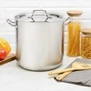 Nerūdijančio plieno puodas indukcijai, 13.4 l talpa, universalus virtuvės indas, didelis puodas, virimo puodas su dangčiu