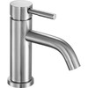 Nerūdijančio plieno vonios maišytuvas, vienos svirties, inox spalvos, 17.5 cm aukščio, vonios praustuvei
