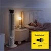 Nešiojamas oro aušintuvas, koloninis ventiliatorius namams ir biurui, tylus 33 dB, „6 viename“ funkcijos, WiFi valdymas, nešiojamas garavimo aušintuvas, koloninis ventiliatorius su drėkintuvu, oro gryninimo ventiliatorius, oro vėsintuvas
