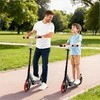 Paspirtukas vaikams ir suaugusiems, reguliuojamo aukščio sulankstoma konstrukcija, plati neslystanti platforma, didelė keliamoji galia, reguliuojamas paspirtukas, sulankstomas paspirtukas vaikams, lengvas paspirtukas