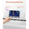 Pasvertas skaitmeninis pianinas 88 pilnai pasverti klavišai pradedantiesiems, su stovu ir trigubu pedalu, Bluetooth ir MIDI jungtimis, įrašymo funkcija, 280 tonų