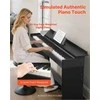 Pasvertas skaitmeninis pianinas 88 pilnai pasverti klavišai pradedantiesiems, keli tonai ir belaidis ryšys, skaitmeninio pianino klaviatūra, elektrinis pianinas, 88 klavišų pasvertas pianinas