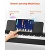 Pasvertas skaitmeninis pianinas pradedantiesiems, pilnai pasverta 88 klavišų klaviatūra su stovu, trigubu pedalu, 280 tonų, „Bluetooth“ ir MIDI, įrašymo funkcija